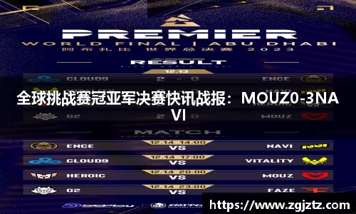 全球挑战赛冠亚军决赛快讯战报：MOUZ0-3NAVI